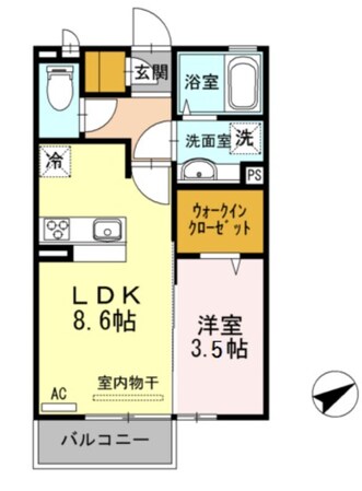 ラーンサバーイⅡの物件間取画像